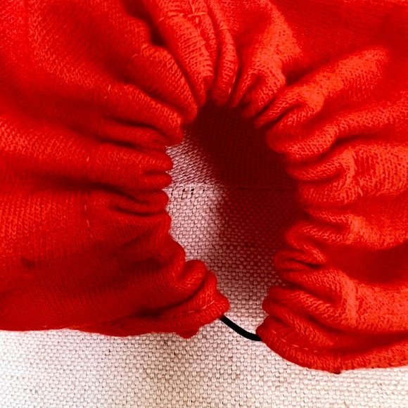 70's Bright Orange Wool Hat - Happy Cappers Los Angeles, Calif - Picture 3 of 12